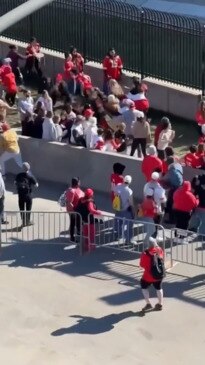 Kansas City fans tackle shooter to the ground