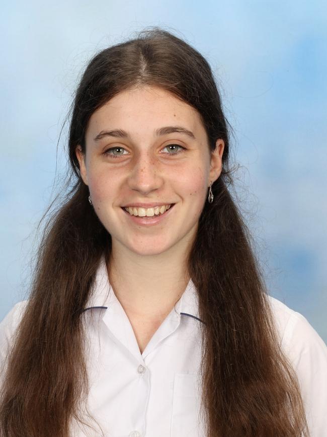 Charlotte McKenzie came first in NSW for history extension in the 2021 HSC.