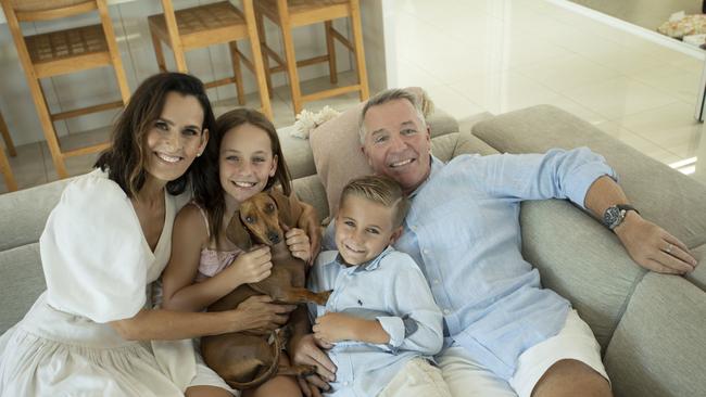 Paul Green with his wife Amanda and two children Emerson, 13, and Jed, 10, before he took his own life at the family’s Brisbane home on August 11 at the age of just 49. “I came home and found him ….that was it,” Amanda says. “There were no signs.”