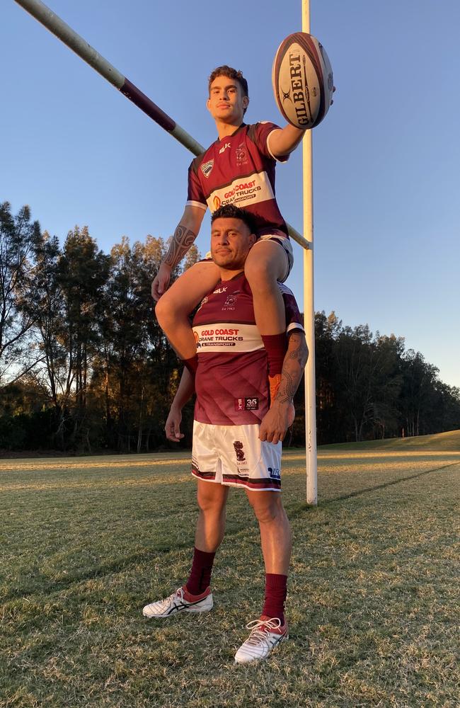 (L-R) Stephen Williams and Chris Williams are father and son. Picture: Nic Darveniza