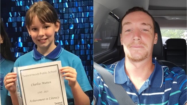 Charlise’s body was found in a barrel during a search of the Colo River, north-west of Sydney, last Tuesday and her stepfather Justin Stein (right), 31, was charged with her murder.