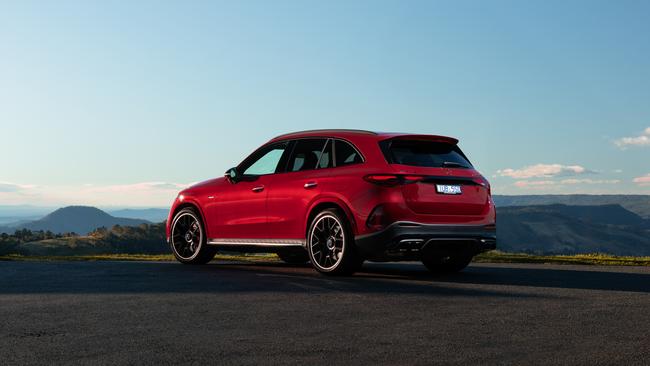 The Mercedes-AMG GLC 63 has plenty of room in wagon form.