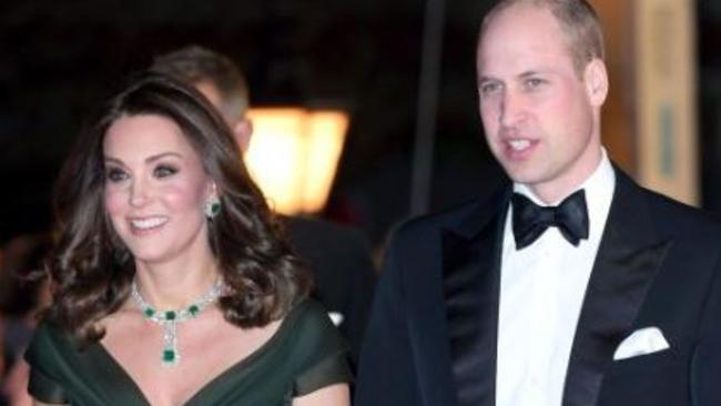 The Duke and Duchess of Cambridge at the BAFTAS.