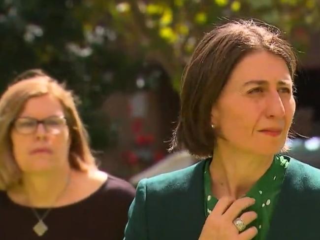 Gladys Berejiklian gives an update. Picture: 7NEWS