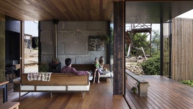 The Sawmill House was built for sculptor and builder Ben Gilbert and his family. Picture: Ben Hosking