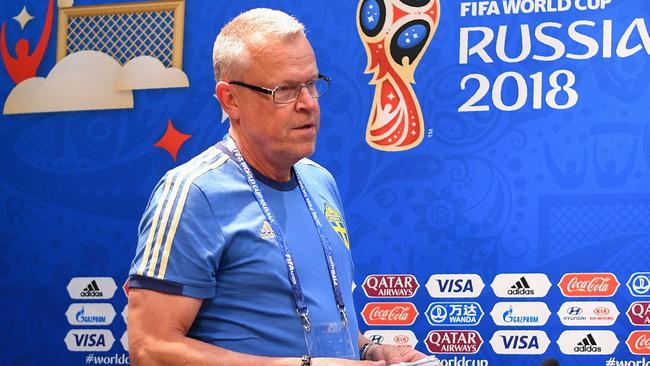 Janne Andersson says the Swedish scout ‘didn’t udnerstand it was a closed session’.