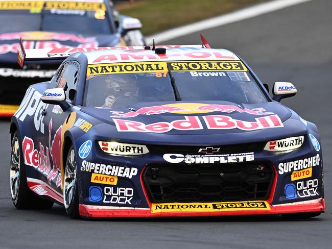 Will Brown and teammate Broc Feeney are the last two drivers in contention in the Supercars title fight. Picture: Kerry Marshall/Getty Images