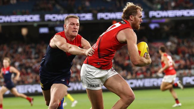 James Stewart played 60 games in six seasons at Essendon. Picture: Michael Klein