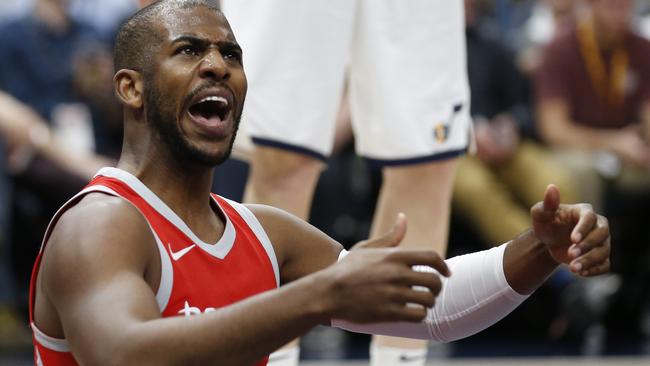 Houston Rockets guard Chris Paul could be among the stars to play in Melbourne. Picture: AP Photo/Rick Bowmer