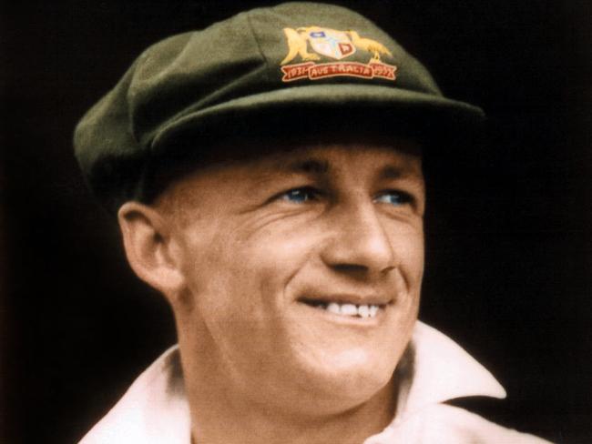 Australian captain Don (later Sir Donald) Bradman in undated photo. Pic Courtesy Bradman Museum.