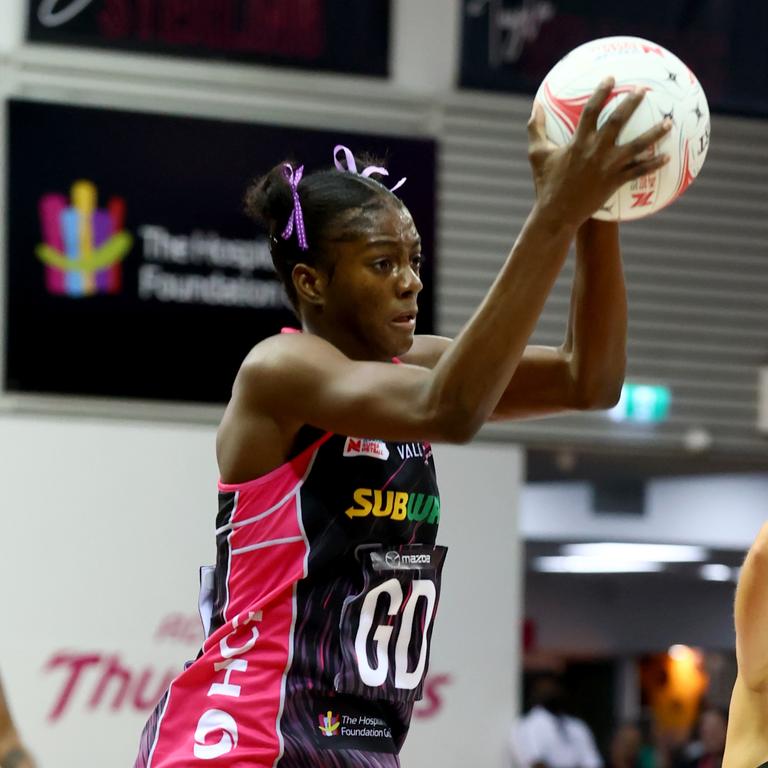 Latanya Wilson has played every game of the season for the Thunderbirds. Picture: Kelly Barnes/Getty Images