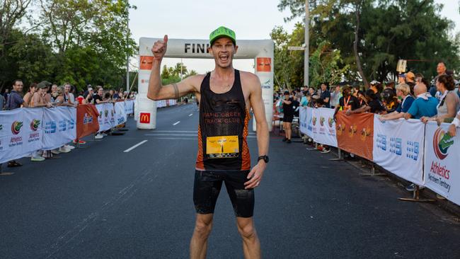 Tim Hewitt blitzed the field to take out his sixth NT City2Surf title. Picture: Pema Tamang Pakhrin.