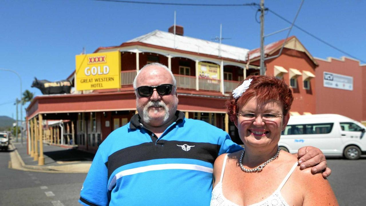 Great Western Hotel owners Colin and Vickie Bowden.