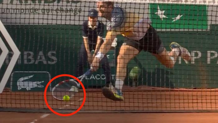 A double bounce controversy erupted at the French Open. Picture: Supplied