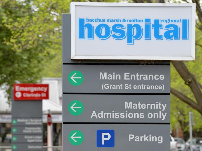 The proposal calls for a Melton hospital with a full emergency department, cardiac and intensive care, cardiac and acute surgery, and diagnostic services as a minium. Picture: Nicole Garmston