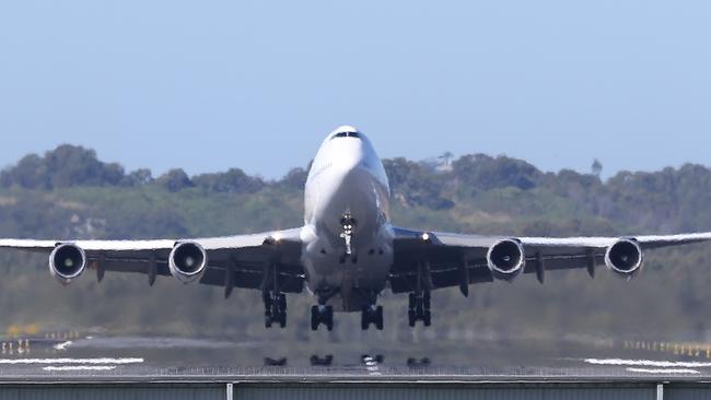 A Qantas plane at Gold Coast Airport. Picture Glenn Hampson