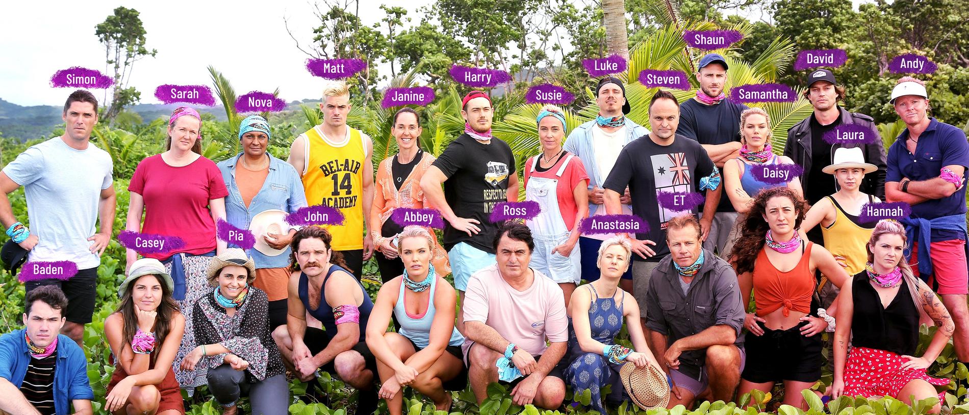 This year’s Australian Survivor cast.