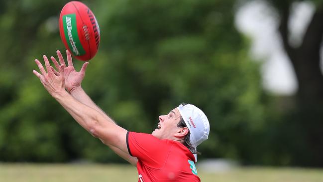 Hunter Clark made a strong start to pre-season with St Kilda. Picture: Michael Klein.