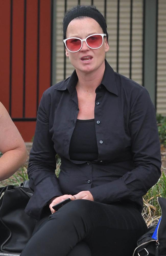 Belinda Van Krevel outside Wollongong Courthouse. Picture: Simon Bullard.