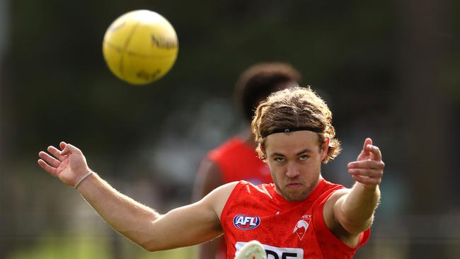 James Rowbottom will return from suspension for the Swans’ big clash with Richmond at the SCG on Friday night. Picture: Phil Hillyard