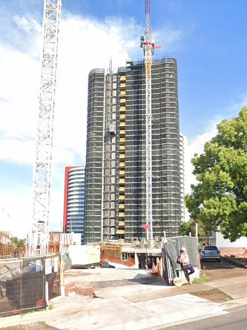 Skyview at Castle Hill under construction. Picture: Supplied