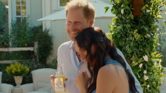 Screengrabs from With Love, Meghan. Meghan, Duchess of Sussex in episode 105 of With Love, Meghan. Source - Netflix