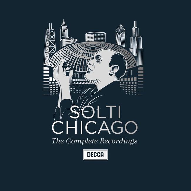 Decca's deluxe 108 CD box set features Sir Georg Solti's complete recordings with the Chicago Symphony Orchestra.