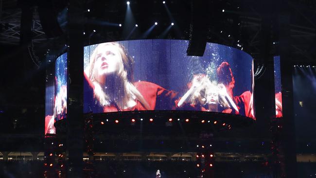 Adele rocks ANZ Stadium during her Friday night show. Picture: Getty Images