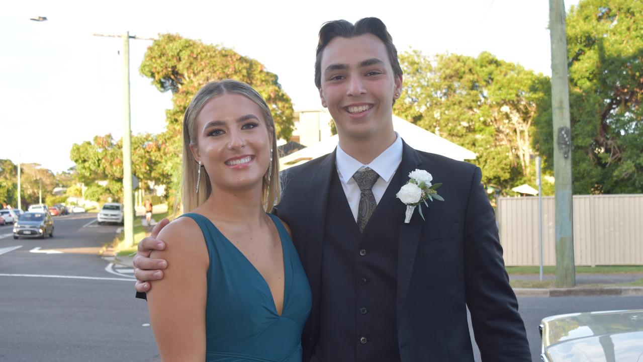 Luca Boskovic and Leyla Atkinson at the Sunshine Coast Grammar School formal on November 17. Picture: Sam Turner