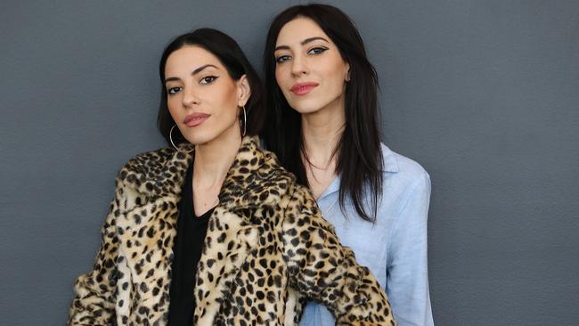 An apparent feud between The Veronicas. Pictures: Jack Tran