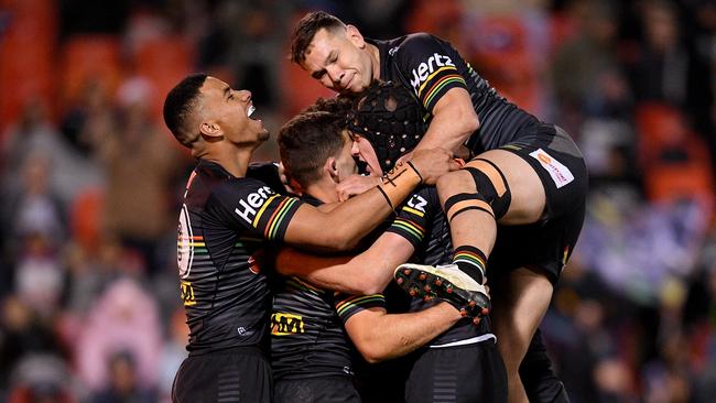 Penrith have made an unlikely run to the finals. Picture: Dan Himbrechts