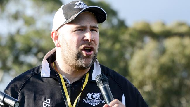 Hahndorf coach Matt Golding. Picture: Brenton Edwards