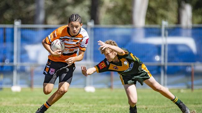 Tyrese Tovao as a junior at Easts Carina. He has been signed by the Dolphins. (AAP Image/Richard Walker)