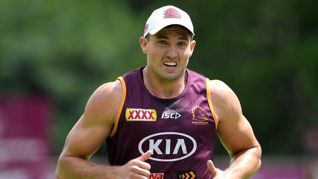 Corey Oates was hospitalised with a staph infection in January. Picture: AAP