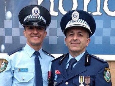 A motorcyclist (L) who died in a crash at Rouse Hill yesterday has been identified as a serving NSW police officer., , Constable Aaron Vidal, aged 28, was travelling home after completing his duties at Sydney City Police Area Command when he was struck by a utility about 5.45pm (Thursday 18 June 2020)., , Constable Vidal attested as part of class ‘332’ on Friday 8 December 2017, after which he commenced duties as a probationary constable at Sydney City. He was confirmed as a constable in December 2018. with father  , Chief Inspector David Vidal,