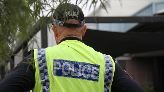 A Northern Territory Police officer in Alice Springs. Picture: Gera Kazakov