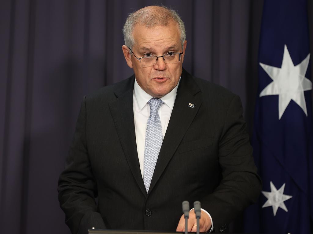 Scott Morrison rejected criticisms of the Religious Discrimination Bill when questioned on Thursday. Picture: NCA NewsWire / Gary Ramage