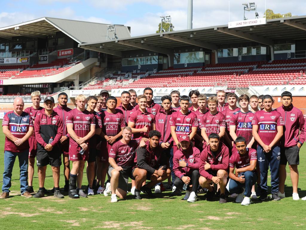 The Manly Warringah Sea Eagles Harold Matthews Cup team. Picture: Manly Media