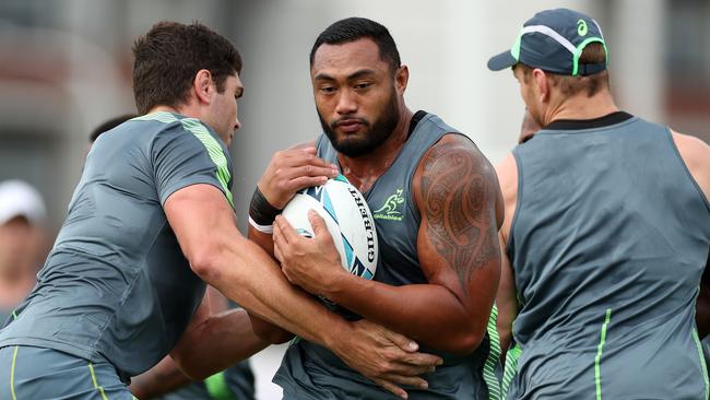 Wallabies prop Sekope Kepu remains close friends with Israel Folau. Picture: Getty Images