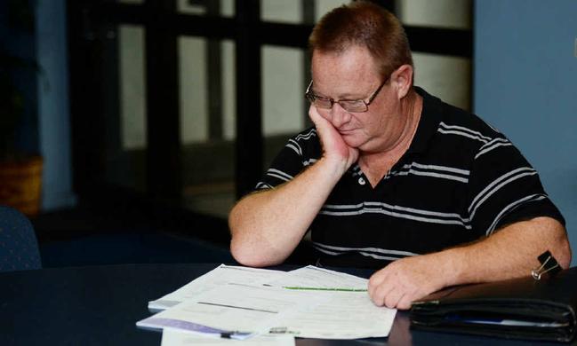 FRUSTRATED: John Russell is trying to care for his step mum’s finances, as she suffers from dementia, but is tired of his bank not helping him have administrative rights, after his dad passed away. Picture: Al Reinikka Rokarussell