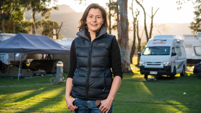 Halls Gap Lakeside Tourist Park owner Josephina McDonald. Picture: Jason Edwards