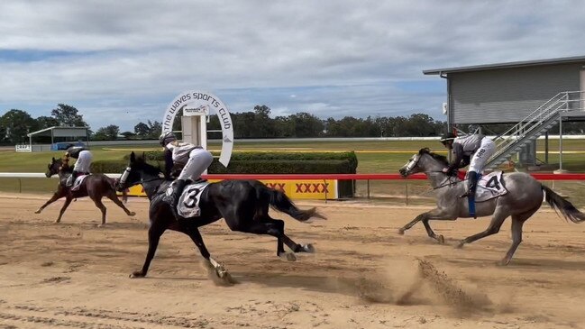 Simon Elix's The Storm won Race 1 at the Bundaberg Toyota Race Day.