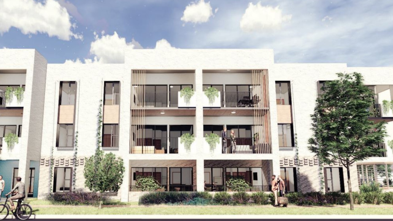 Woodville West Apartment, unit plans lodged by AnglicareSA The