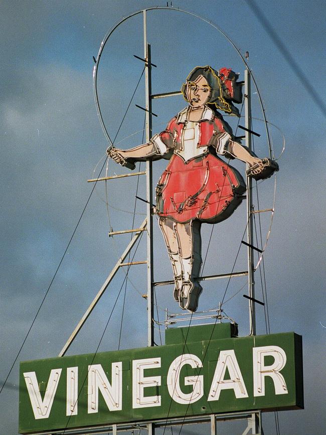 The Abbotsford sign is a Melbourne landmark.