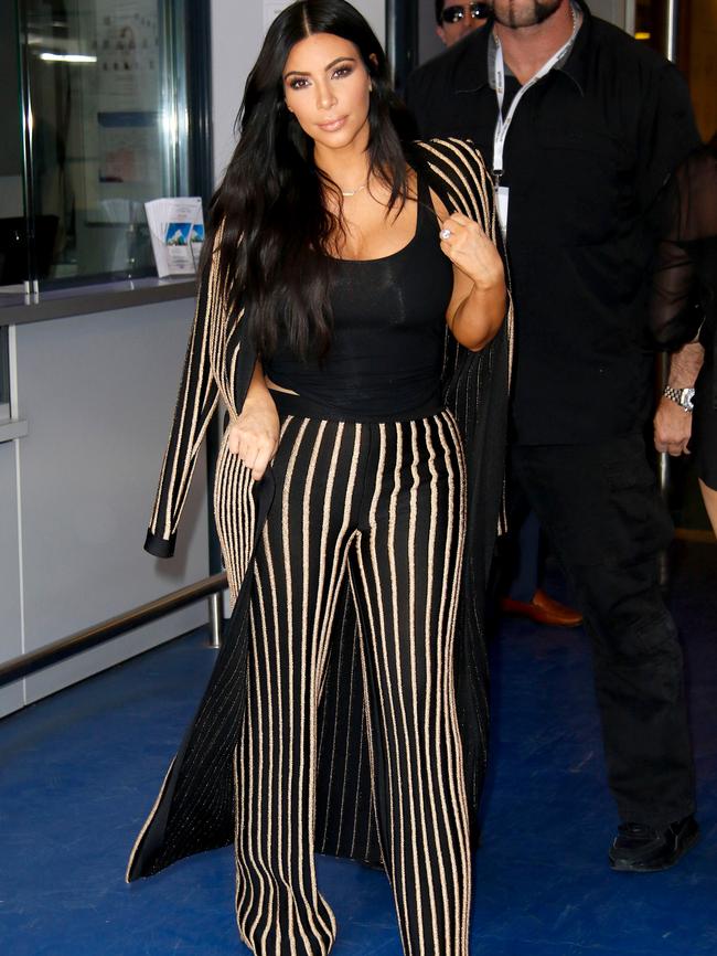 Kim Kardashian back in June.