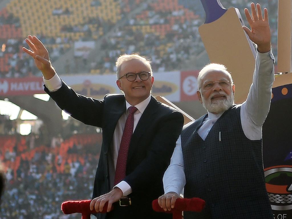 Australian Prime Minister Anthony Albanese arrived in India on Wednesday for a four-day visit expected to focus on shared concerns about China.