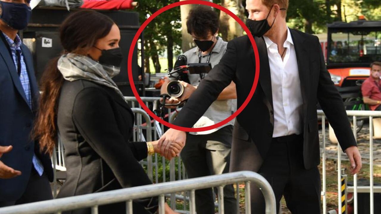 During their New York City trip last September, Harry and Meghan were spotted being filmed discreetly by Garbus’ camera crew. Picture: Kevin Mazur/Getty Images for Global Citizen