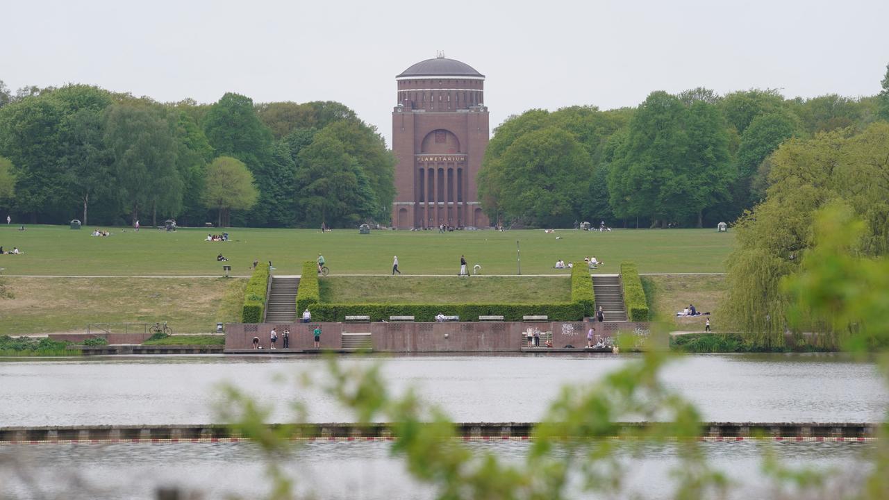 Hamburg city park in Germany. Picture: Marcus Brandt/dpa