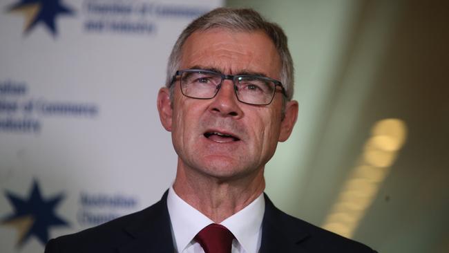 ‘It would mean the benefits for households and unincorporated businesses would come in that much sooner, and that’s the shot in the arm we are looking for to stimulate demand’: Australian Chamber of Commerce and Industry chief James Pearson.