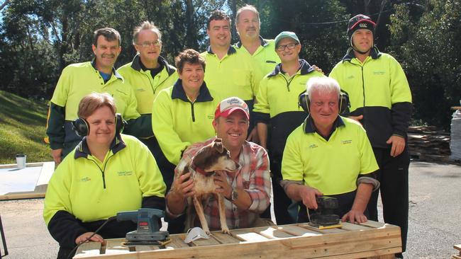 Jason Hodges from Better Homes and Gardens at Fairhaven Services, Point Clare. Photo: Sue Graham